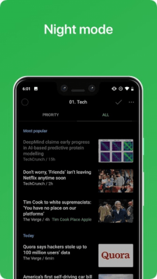 Скриншот приложения Feedly - Smarter News Reader - №5