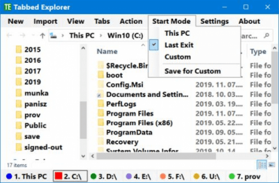 Скриншот приложения Tabbed Explorer - №6