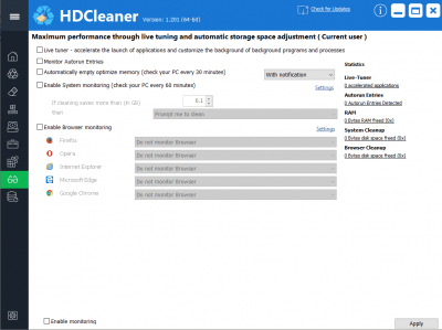 Скриншот приложения HDCleaner - №1