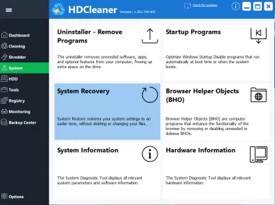 Скриншот приложения HDCleaner - №2