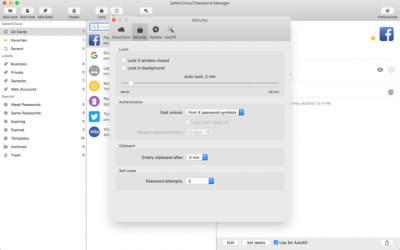 Скриншот приложения SafeInCloud - Password Manager - №3