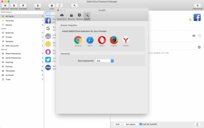 Скриншот приложения SafeInCloud - Password Manager - №5