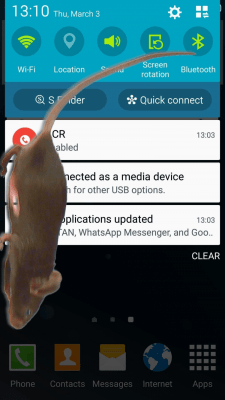 Скриншот приложения Мышь на экране Страшная Шутка - №3