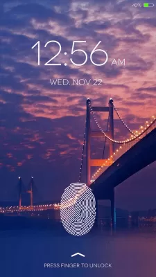 Скриншот приложения Экран Блокировки Отпечатков Пальцев Симулированный - №3