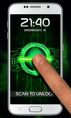 Скриншот приложения Fingerprint Lock Prank - №2