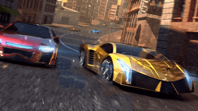 Скриншот приложения Legends Airborne Furious Car Racing Free Games - №2