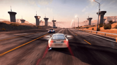 Скриншот приложения Legends Airborne Furious Car Racing Free Games - №7