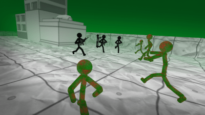 Скриншот приложения Стикман против зомби 3D - №2