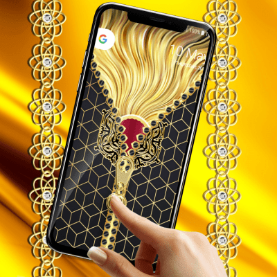 Скриншот приложения Gold lock screen - №8