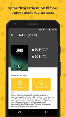 Скриншот приложения Repertuar kin 2020 - filmy, zwiastuny, ranking - №3