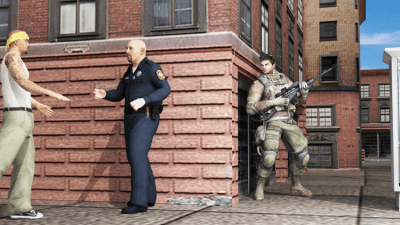 Скриншот приложения US Army Gun Battle War Combat Shooting Counter - №4