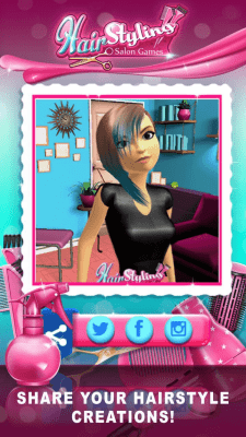 Скриншот приложения Hair Styling Salon Games - №2