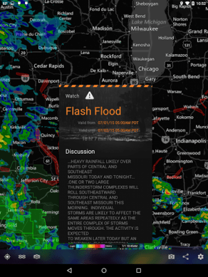 Скриншот приложения MyRadar Weather Radar - №9