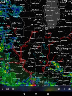 Скриншот приложения MyRadar Weather Radar - №10