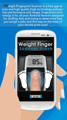 Скриншот приложения Weight Finger Scanner Prank - №1