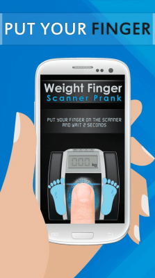 Скриншот приложения Weight Finger Scanner Prank - №2