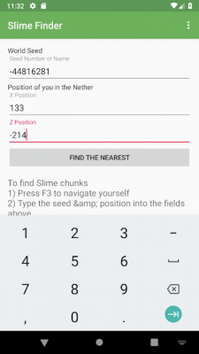 Скриншот приложения Slime Finder for Minecraft - №2