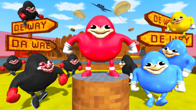 Скриншот приложения Ugandan Knuckles and Chungus Battle Royale Online - №3