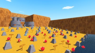 Скриншот приложения Ugandan Knuckles and Chungus Battle Royale Online - №6