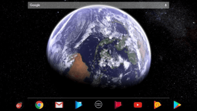 Скриншот приложения Earth & Moon in HD Gyro 3D Parallax Live Wallpaper - №3