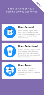 Скриншот приложения Hours - учет времени - №2