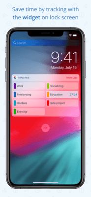 Скриншот приложения Timelines Time Tracking - №4