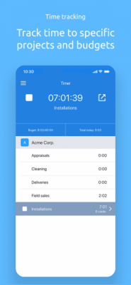 Скриншот приложения Hubstaff - Time Clock - №2