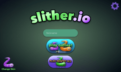 Скриншот приложения slither.io - №1