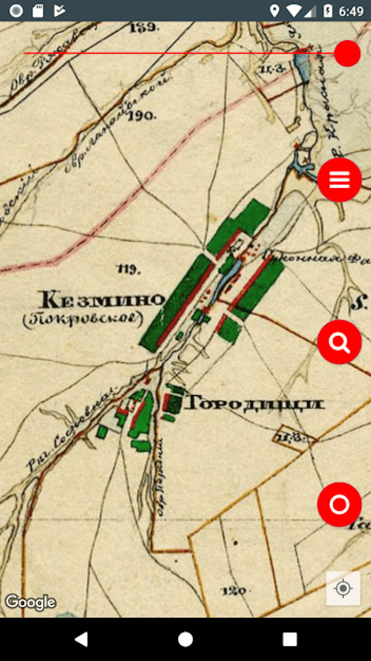 Карта vetus maps