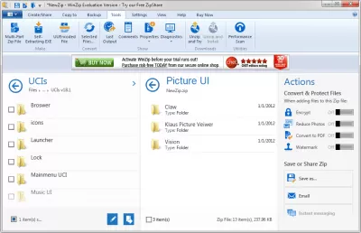 Скриншот приложения WinZIP - №3
