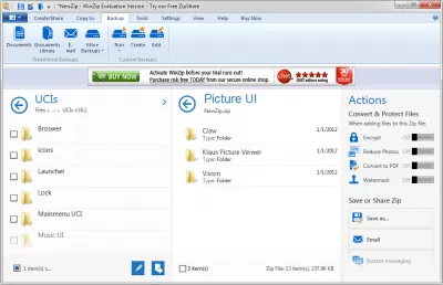 Скриншот приложения WinZIP - №4
