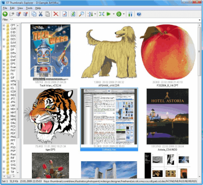 Скриншот приложения ST Thumbnails Explorer - №1