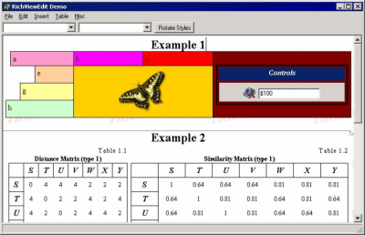 Скриншот приложения Компоненты RichView для Delphi и C++Builder - №1