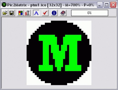 Скриншот приложения Pic2Matrix - №1