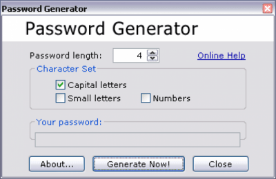 Скриншот приложения Password Generator - №1