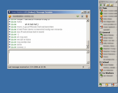 Скриншот приложения Miranda IM - №1
