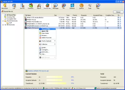 Скриншот приложения eMule - №7
