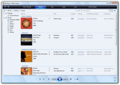 Какая версия windows media player в windows 7