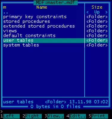 Скриншот приложения MDF Reader for MS-SQL 7/2k - №1