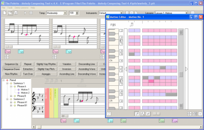 Скриншот приложения The Palette - Melody Composing Tool - №1