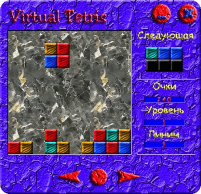 Скриншот приложения Virtual Tetris - №1