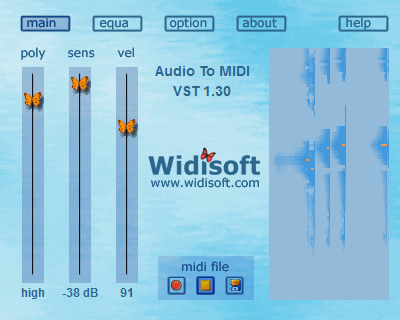 Скриншот приложения Audio To MIDI VST - №1