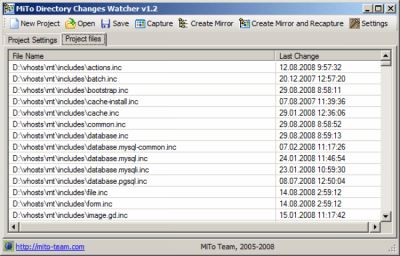 Скриншот приложения MiTo Team Directory Changes Watcher - №1