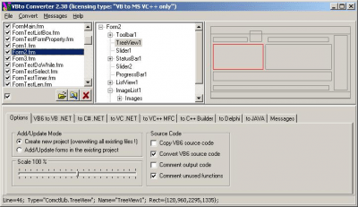 Скриншот приложения VBto Converter 2.32 - №1