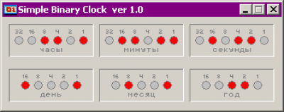 Скриншот приложения Simple Binary Clock - №1