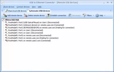 Скриншот приложения USB over IP Network - №1