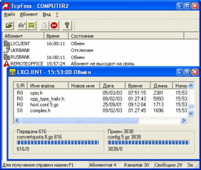 Скриншот приложения TcpFoss - №3