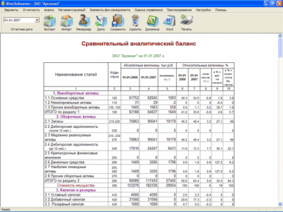 Скриншот приложения Финансовый анализ - ФинЭкАнализ 2013 - №9