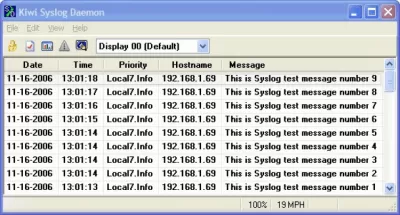 Скриншот приложения SolarWinds Free Kiwi Syslog Server - №1