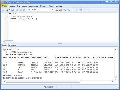 Скриншот приложения ZhiSQL for Oracle - №1